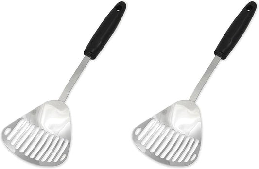 Chef Craft Select Slotted Sturdy Skimmer, 13 inch, Stainless Steel (Pack of 2)