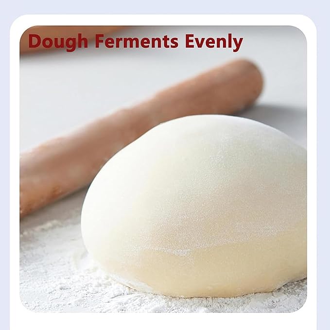Electric Dough Proofer Machine - 40L Home Bread Proofing Box with Adjustable Temperature, Timing and Humidity Control for Even Fermentation - Perfect for Home Use