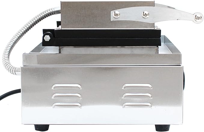 Commercial Non-Stick 110V Electric 10-Slice Waffle Maker Baking Machine, Non-Stick Commercial Electric Waffle Maker, Electric Indoor Waffle Maker Bread Maker with Non-Stick Cast Iron Pan
