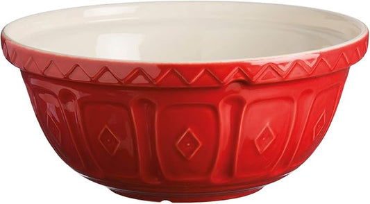 Mason Cash Color Mix S24 (2.15 Qt) Mixing Bowl | Red 2.15 Quart