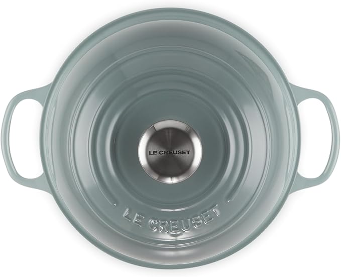 Le Creuset Enameled Cast Iron Signature Round Bread Oven, 9.5 inch, Sea Salt
