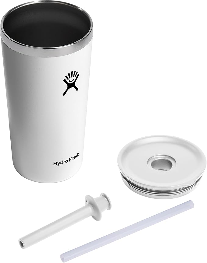 20 OZ All Around Tumbler Straw LID White