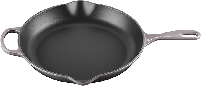 Le Creuset Enameled Cast Iron Signature Iron Handle Skillet, 11.75", Oyster