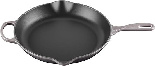 Le Creuset Enameled Cast Iron Signature Iron Handle Skillet, 11.75", Oyster