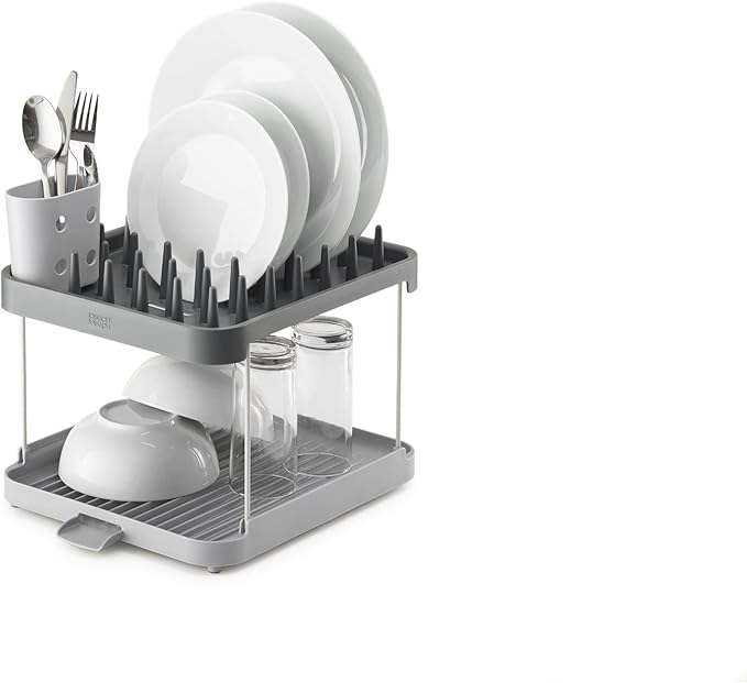 Joseph Joseph Duo 2-Tier Dish Rack - Grey