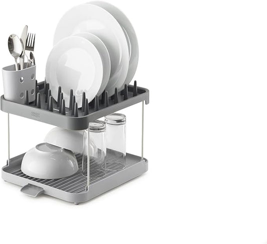 Joseph Joseph Duo 2-Tier Dish Rack - Grey