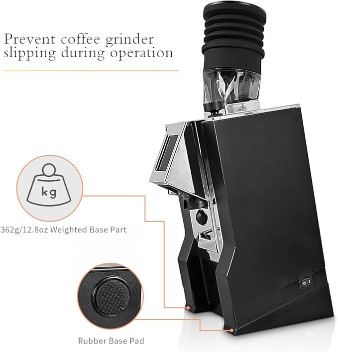 Incline Stand with Tray Compatible with Eureka Mignon Grinder Durable Tilted Angled Base and Drip Tray Espresso Grinder Accessories Parts