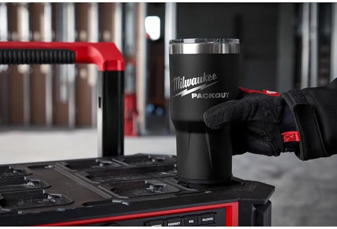 Milwaukee Packout Insulated Tumbler 890 Ml (Black) - 48-22-8393B