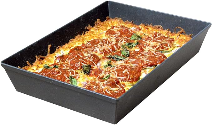 Lloyd Pans Detroit Style Pizza Pan 10 by 14 by 2.5 Inch -PSTK