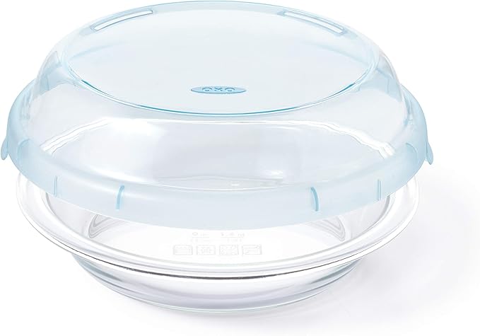 OXO Good Grips GLASS PIE PLATE WITH LID