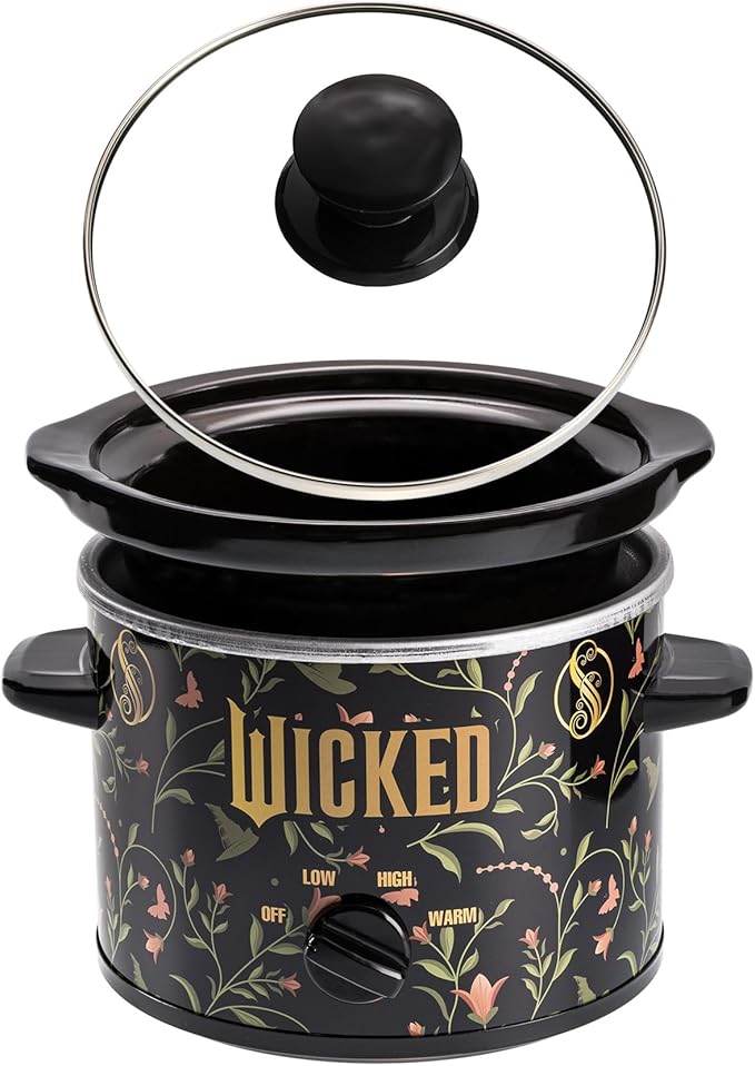 Uncanny Brands Wicked 2qt Slow Cooker - Small Kitchen Appliance