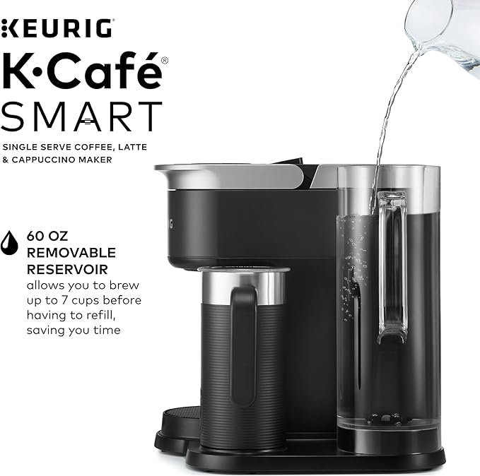 Keurig K-Cafe Essentials Single Serve K-Cup Pod Coffee Maker, Black