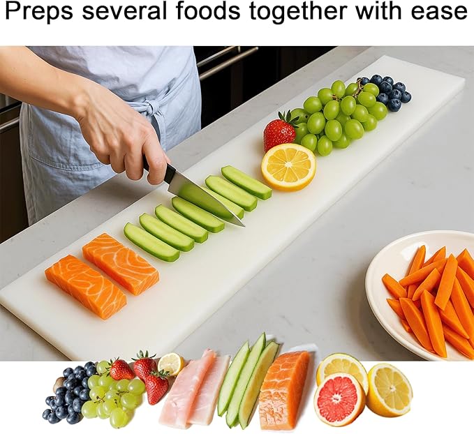 Commercial Cutting Board M10305M0002, Plastic Poly Kitchen Board Dishwasher Safe, Compatible Replacement for M10305M0002, Heavy Duty Food Prep Surface for Restaurant Use (48 x 10 x 0.5 inch)