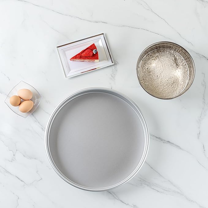Restaurantware Baking Pans/8078/2 Basking Pans, 14.0×14.0×2.0 inches, Silver (Pack of 3)