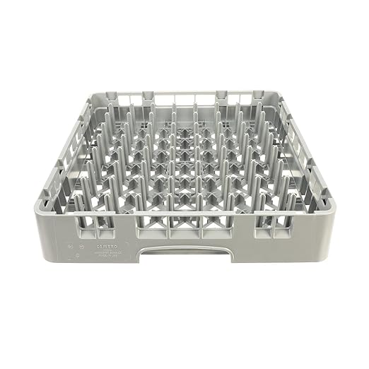 Cambro PR314 Dishwasher Rack, Peg Dish, Grey