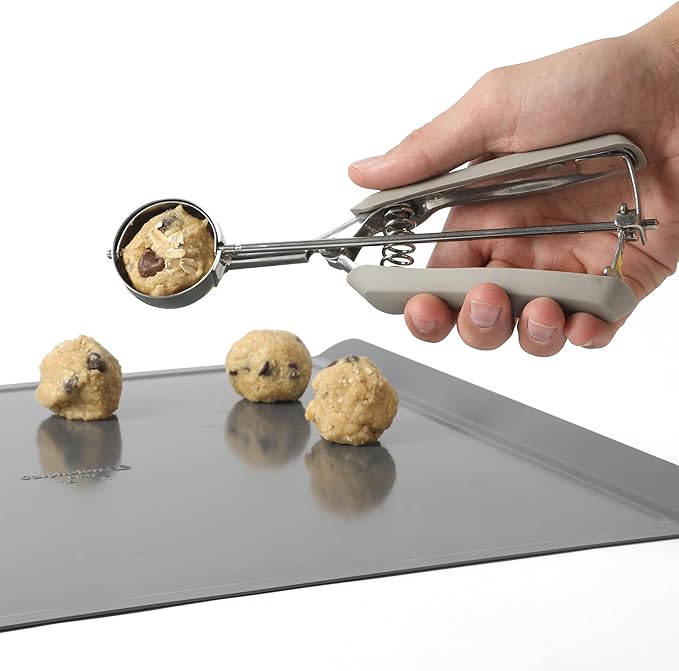 Calphalon Edge 11 Piece Stainless Steel Kitchen Tools and Gadgets Set- Taupe