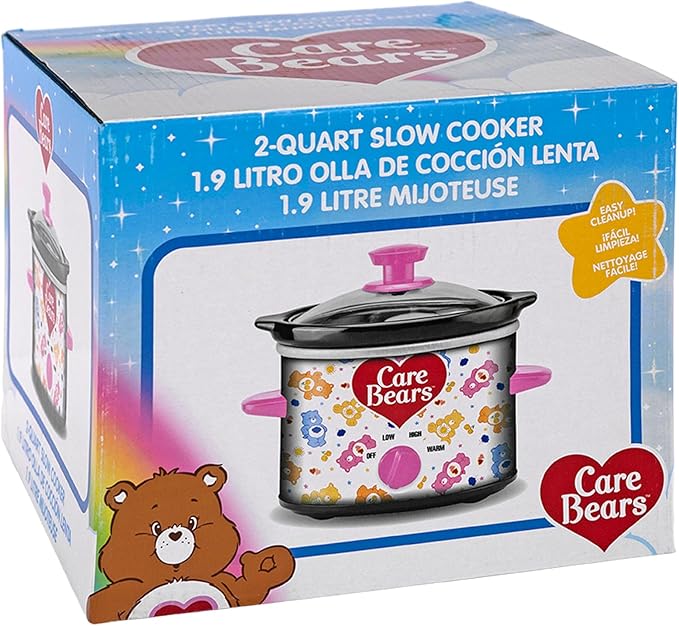 Uncanny Brands Care Bears 2qt Slow Cooker - Cook With Your Favorite Care Bear Characters