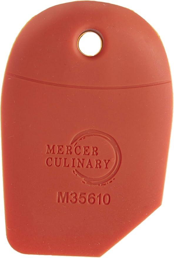 Mercer Culinary Silicone 45 Degree Angle Plating Wedge, Red, Large