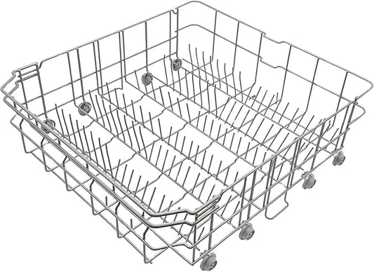 DD82-01384A DD81-02295A Dishwasher Lower Dishrack Assembly Dishrack Basket for Samsung Dishwashers DW80R2031US, DW80R2031UG, DW80N3030US, DW80N3030UB, DW80N3030UW, DW80M2020US