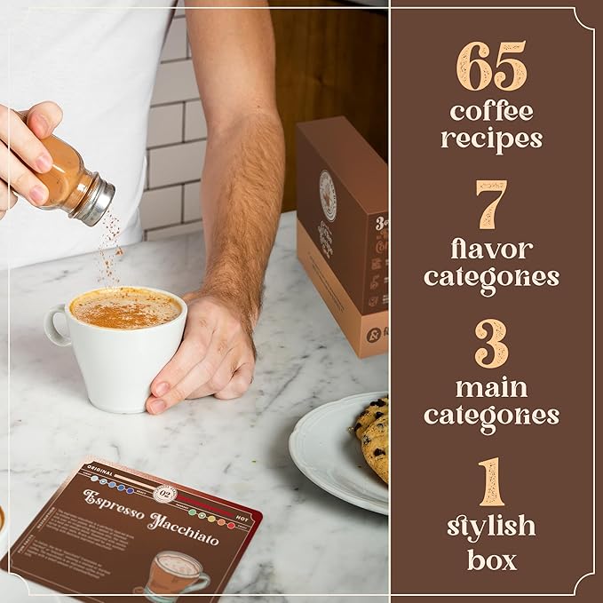 f&m. creations Coffee Gift Set for Enthusiasts - Compact & Convenient Coffee Bar Accessories, Essential Station Addition, Kitchen Decor