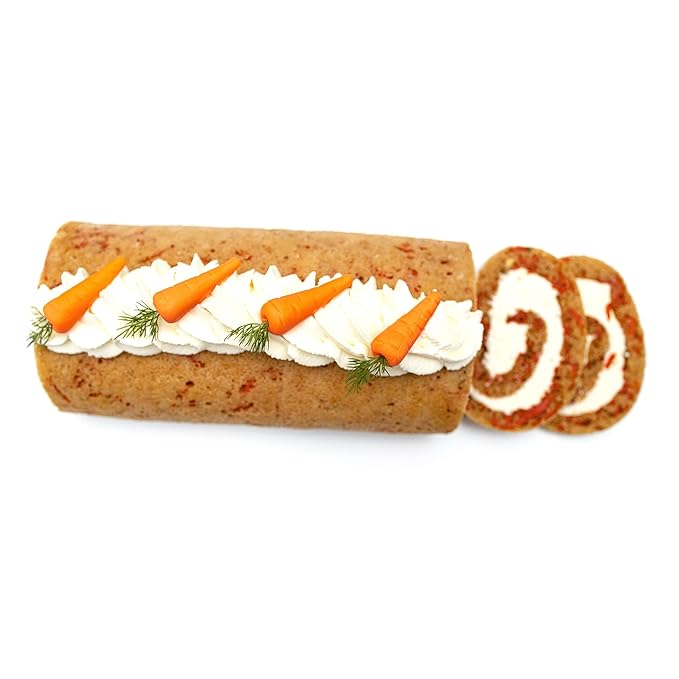 Crumble Crate - Carrot Cake Roulade DIY Baking Set/Kit. All pre-measured ingredients and essential baking tools, Gift Idea, Baking Gift Sets