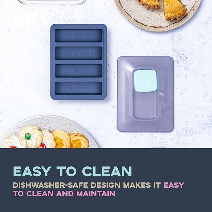 Magical Butter Silicone Non-Stick Tray 21UP – BPA-Free Mold for Easy Butter, Brownies, Granola & Chocolate Bars – Creates 8 Tbsp Sticks for Baking & Cooking
