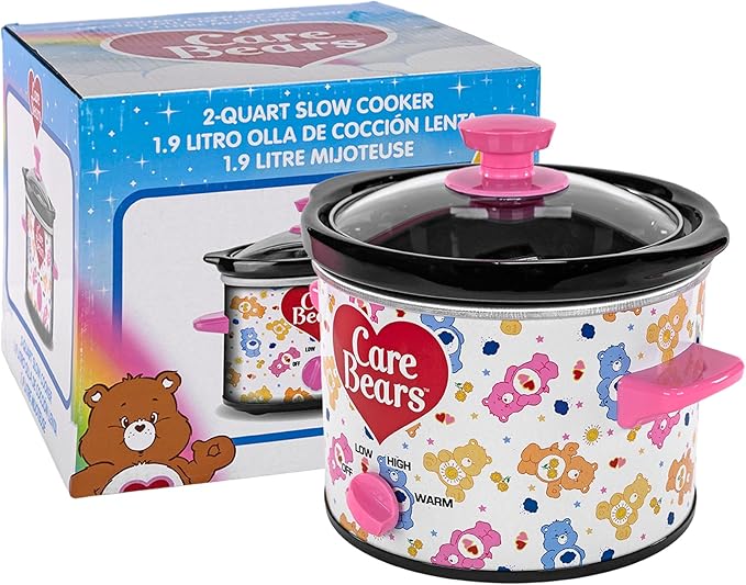 Uncanny Brands Care Bears 2qt Slow Cooker - Cook With Your Favorite Care Bear Characters