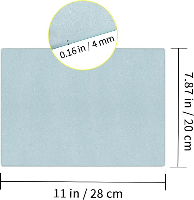 2 Pcs sublimation cutting board blanks???11 x 7.87 Inch sublimation cutting boards???Textured Sublimation Anti Slip Cutting Board Heat Scratch Resistant Blank Cutting Board