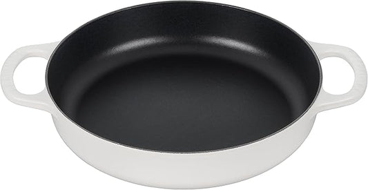Le Creuset Signature Cast Iron Everyday Pan, 11", White
