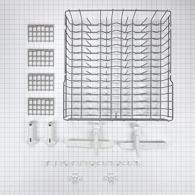 US-Based Supplier - W11169039 Upper Dishrack Assembly - Compatible With Amana Crosley Estate Inglis Kenmore Magic Chef Maytag Roper Whirlpool Dishwasher - Replaces W10300725 W10779821 W10826746