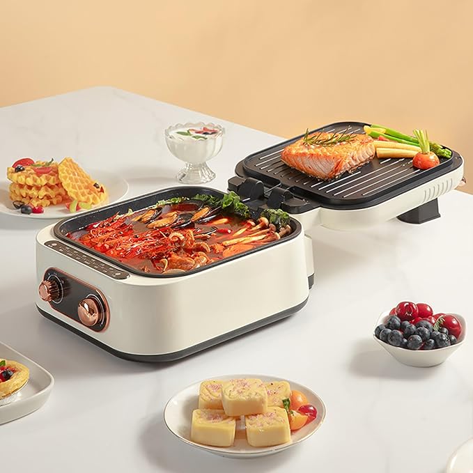 Electric Pancake Pan, Electric Baking Pan, Electric Skillet, Electric Fry Pan, Large Capacity Non-Stick Pan, for BBQ, Steaks, Sandwiche