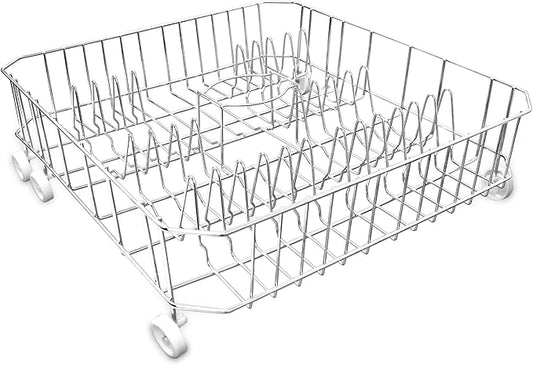 Upgrade WD28X10284 WD28X31819 Dishwasher Lower Rack Replacement for ge Dishwasher Parts, Replaces WD28X10335 AP4980665 PS3486947, Lower Dishrack Assembly with Wheels 20.25"D x 22"W x 6.625"H
