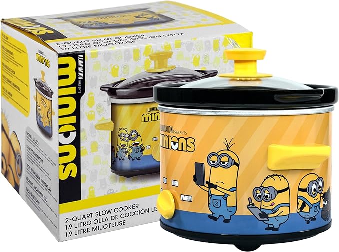 Uncanny Brands Despicable Me Minions 2qt Slow Cooker - Small Kitchen Appliance