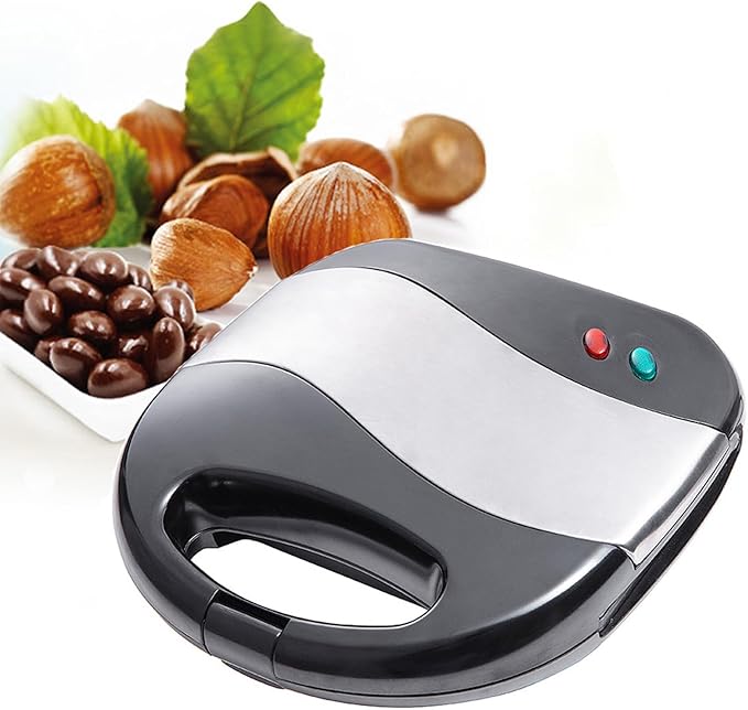 Walnut Cookie Maker, Oreshki Nuts 12 Skillet, US Plug 110V 750W Power Double Sided Heating Compact Non Stick Oreshnitsa Maker Walnut Cookie Maker for Easy Cleaning
