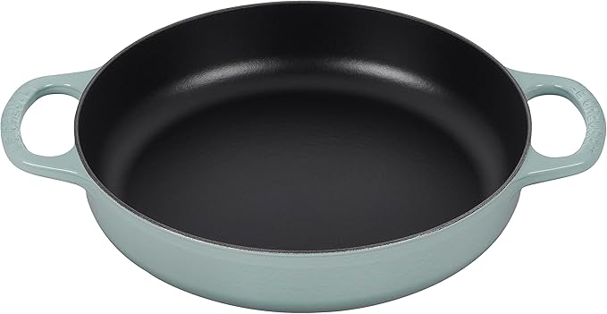 Le Creuset Signature Cast Iron Everyday Pan, 11", Sea Salt