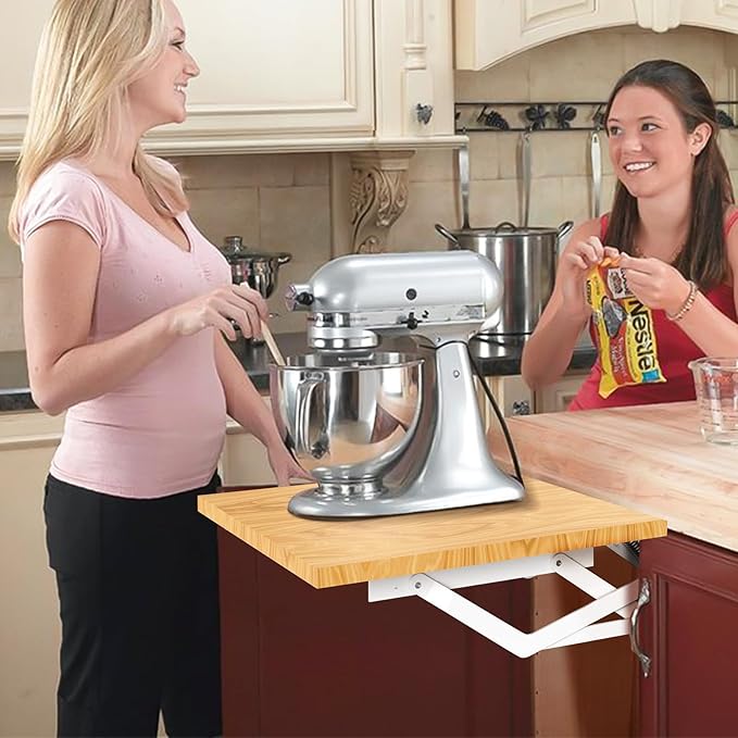 Zipcase Kitchen Appliance Lift，Mixer Lift for Cabinet with Soft-Close Holds Up to 45 lbs, Minimum Applicable Cabinet Size 20"H * 13"W*15"D