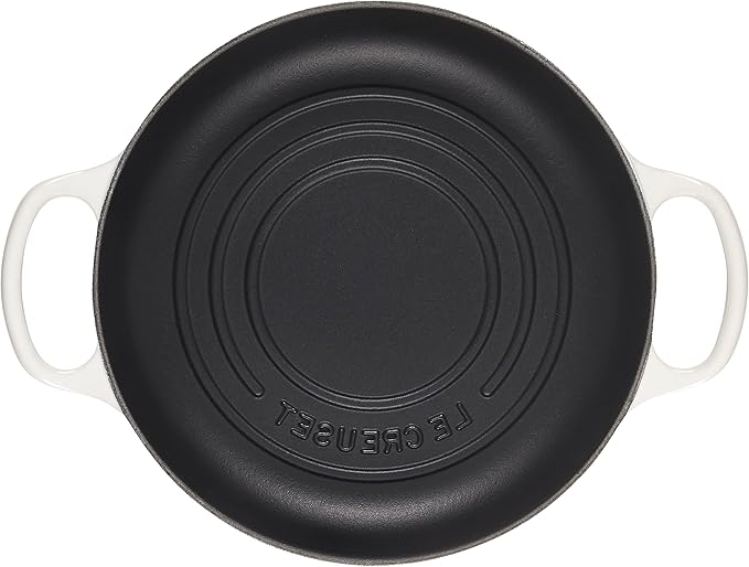 Le Creuset Enameled Cast Iron Signature Round Bread Oven, 9.5 inch, White