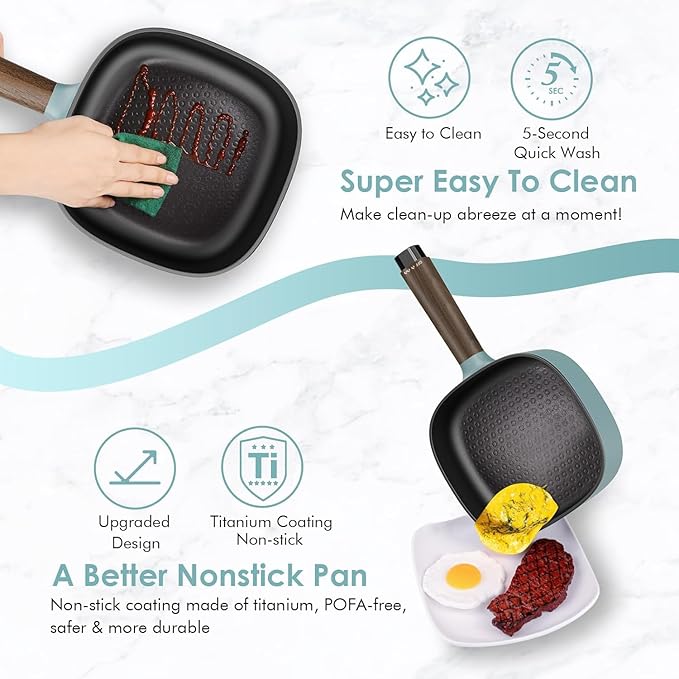 2L Electric Pot with Steamer, Portable Hot Pot Electric with Upgrade Titanium Nonstick Coating for Dorm, Office, Travel, Multi Cooker Pot for Ramen, Soup, Oatmeal (Tongs Included)