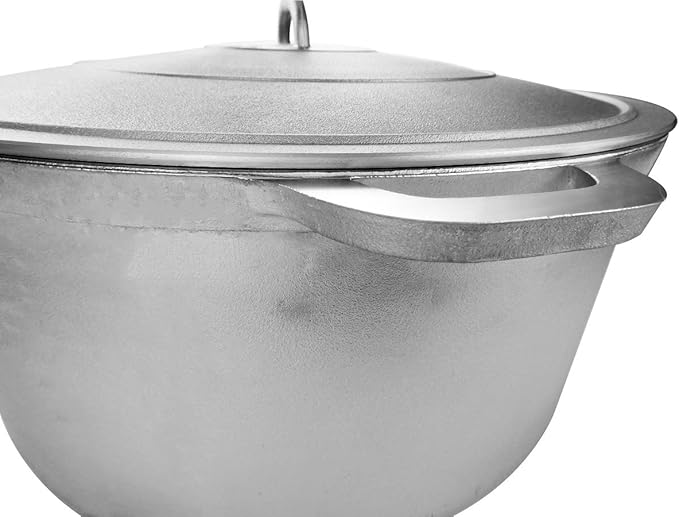 Uniware 9900 Super Quality Aluminum Caldero,Dutch Oven, 23.4 QT,Silver (42cm (16.5-Inch))