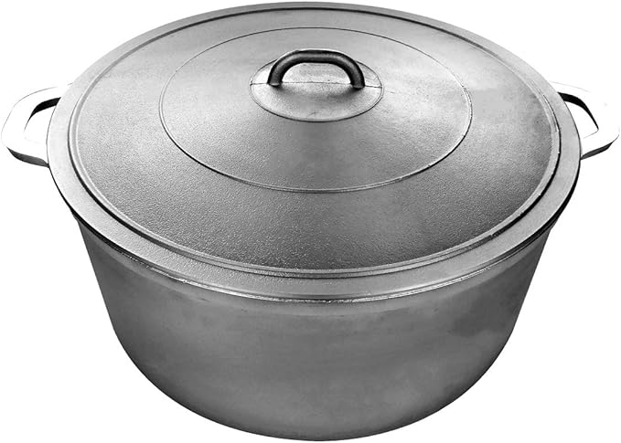 Uniware 9900 Super Quality Aluminum Caldero,Dutch Oven, 23.4 QT,Silver (42cm (16.5-Inch))