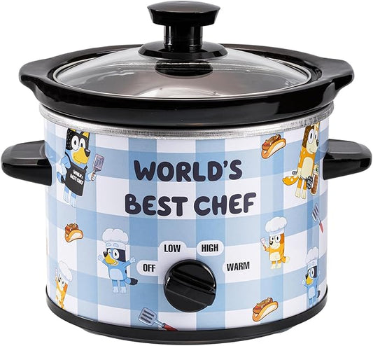 Uncanny Brands Bluey 2qt Slow Cooker - Small Kitchen Appliance
