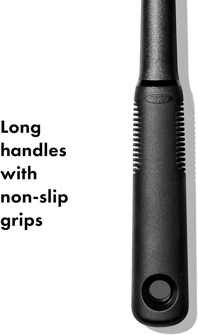 OXO Good Grips 4-Piece Nylon Tool Set, 2.3, Black