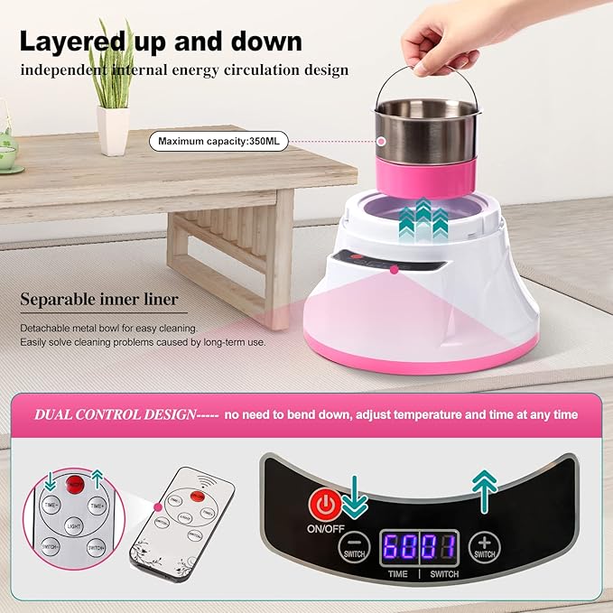 Yoni Steam Pot, Yoni Steam Kit, Yoni steamer, V Steam With 20 Bags Yoni Herbs, Yoni Seat for Women Cleaning, Ph Balance, Postpartum Care and more