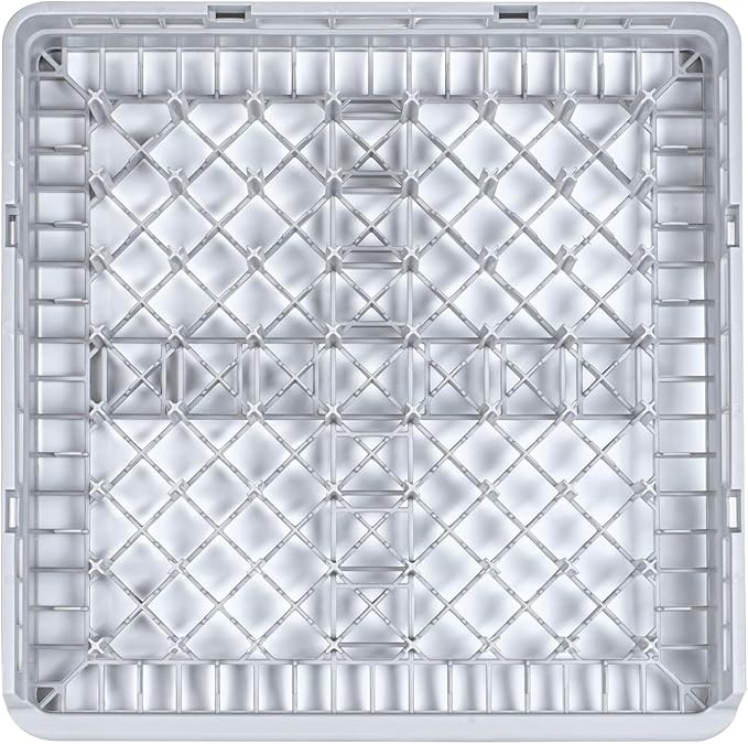 Restaurantware-Clean Tek Professional Peg Rack, 1 Heavy Duty Tray Rack for Dishwashing - Durable, Long-Lasting, Gray Polypropylene Dish Rack, All Purpose, Ideal for Plates, Trays, and Bowls