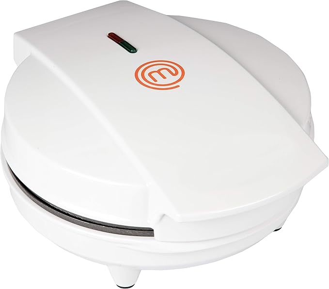 MasterChef Waffle Cone and Bowl Maker- Includes Shaper Roller & Bowl Press- Homemade Ice Cream Cone Treat Baking, Cookie Iron Machine, Portable Electric Kitchen Appliance for DIY Sundae Parties, Gift