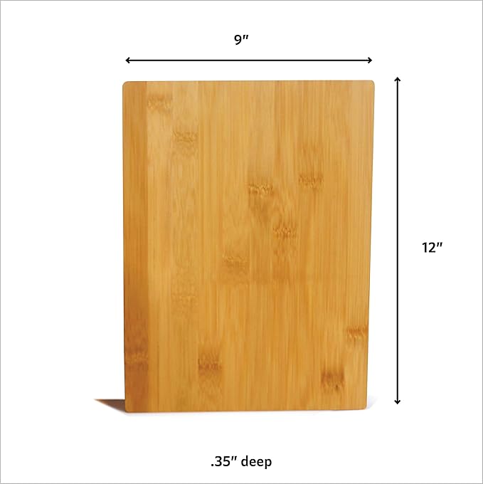 Set Of 18 Bulk Cutting Boards 12" x 9" x 0.35" - Premium Bamboo Wood Boards For Wholesale, Engraving, Kitchen And Dinning Copping Board, Sturdy & Easy To Maintain
