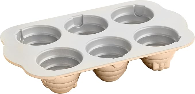 Nordic Ware Beehive Cakelet, 3 Cup Capacity, Toffee