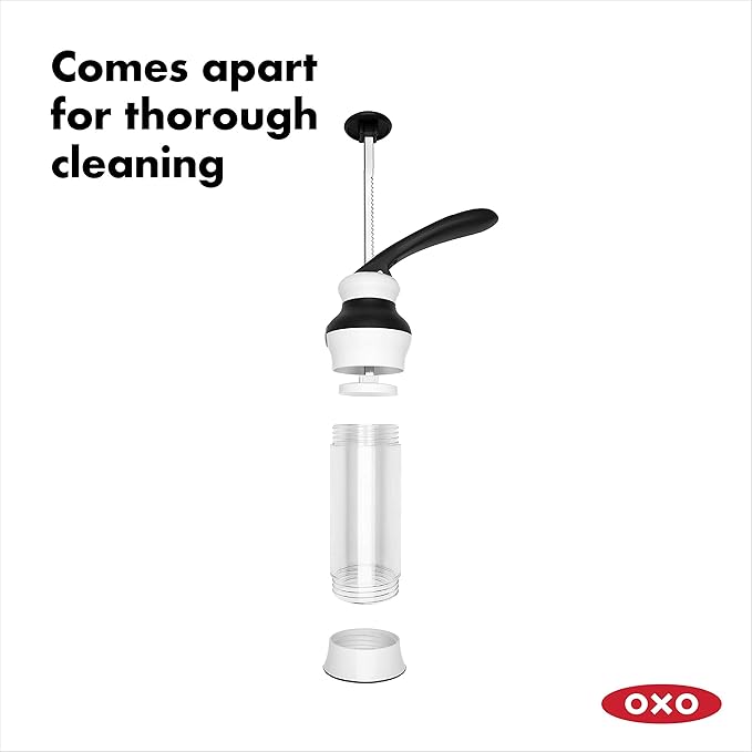 OXO Good Grips 14-Piece Cookie Press Set,Cookie Press with 12 Stainless Steel Disks and Storage Case,Holiday Baking and Everyday Treats,Essential Baking Supplies,(Pack of 2)