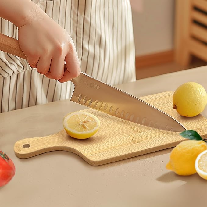 50 PCS Cutting Board Bulk Wood Chopping Board Laser Engraving Serving Board with Handle Charcuterie Boards for Customized Mother's Day Housewarming Gift 11" x 5" Bamboo