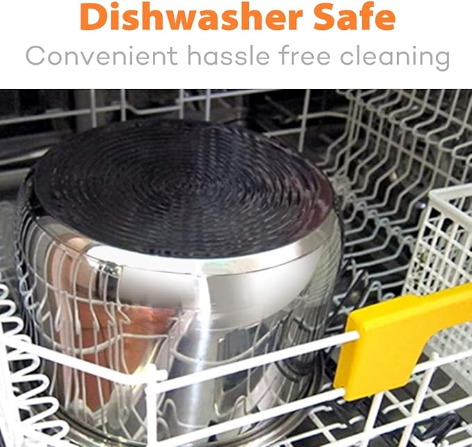 Sicheer Stainless Steel Inner Pot Replacement Insert Liner Accessory Compatible with Ninja Foodi 5 Quart